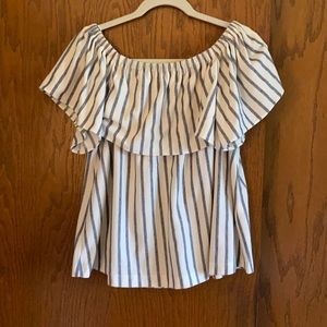 Banana Republic off the shoulder shirt
